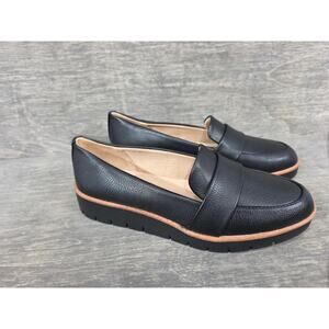 Life stride Ollie Black Loafers Size 7.5 Womens Wide Width